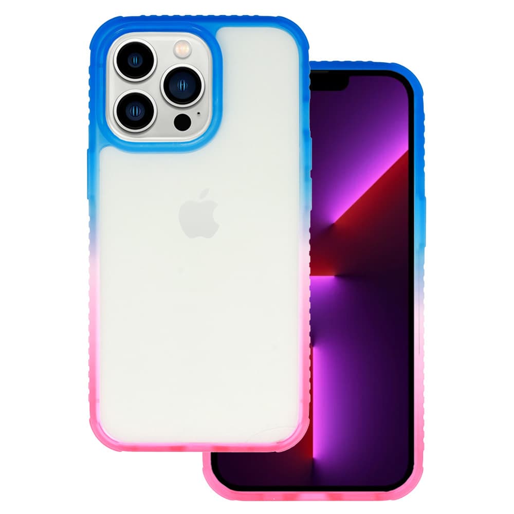 Pouzdro IDEAR W15 pro Iphone 14 Plus navy-red - náhled 2