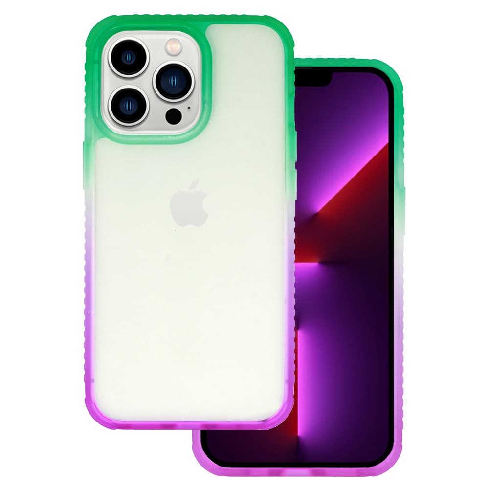 Pouzdro IDEAR W15 pro Iphone 14 Plus mint-purple - náhled 2