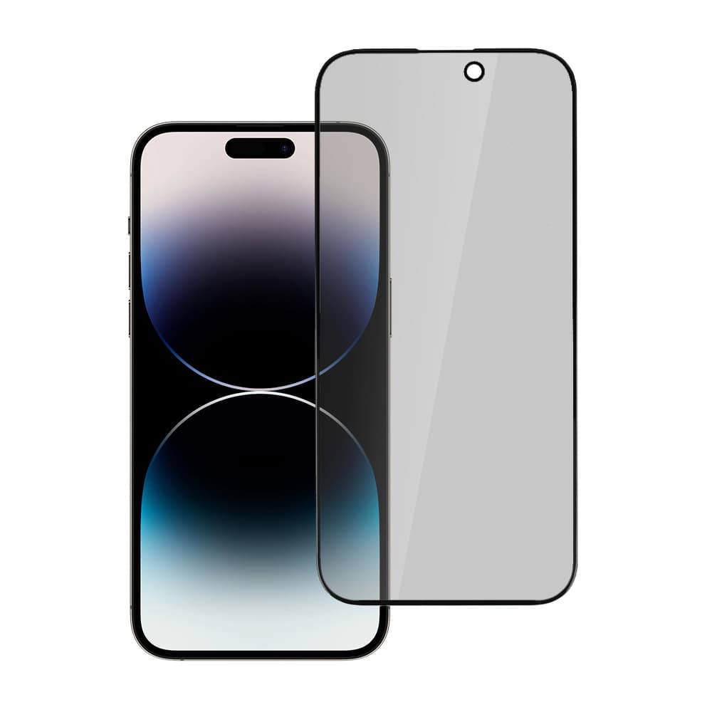Tvrzené sklo Privacy Glass pro IPHONE 12 - 12 PRO BLACK - náhled 2