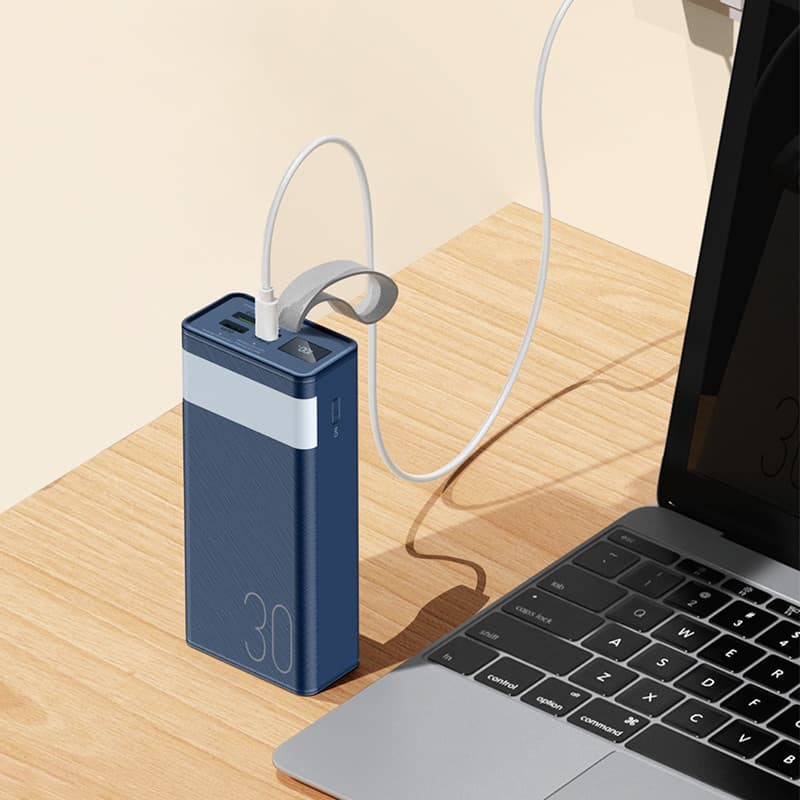 Powerbank REMAX RPP-320 Chinen 30000mAh PD 20W QC 22,5W modrá - náhled 2