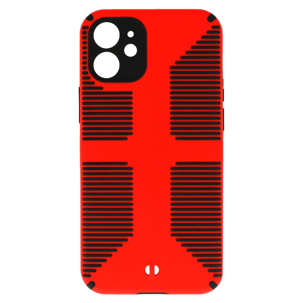 Pouzdro TEL PROTECT Grip pro Iphone 12 červené - náhled 2