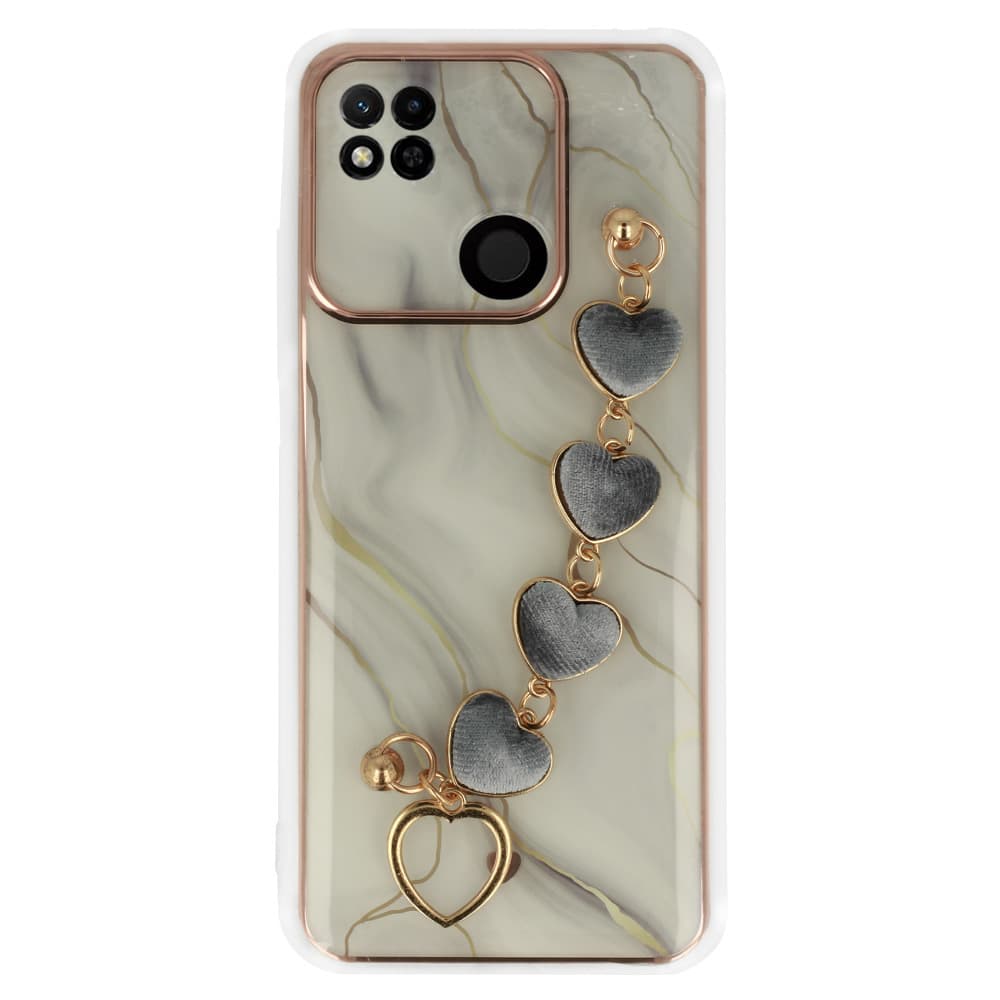Trendové pouzdro pro Xiaomi Redmi 10A design 1 bílé - náhled 2
