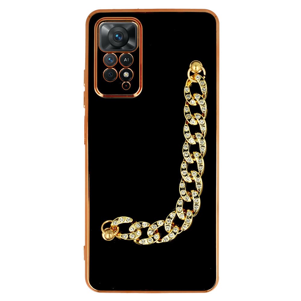 Trendové pouzdro pro Xiaomi Redmi Note 11 Pro/Note 11 Pro 5G design 4 černé - náhled 2