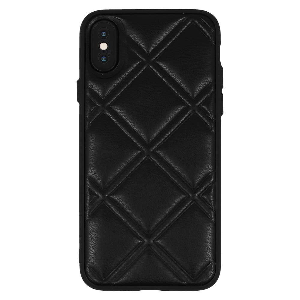 Kožené 3D pouzdro pro Iphone X/XS design 3 černé - náhled 2