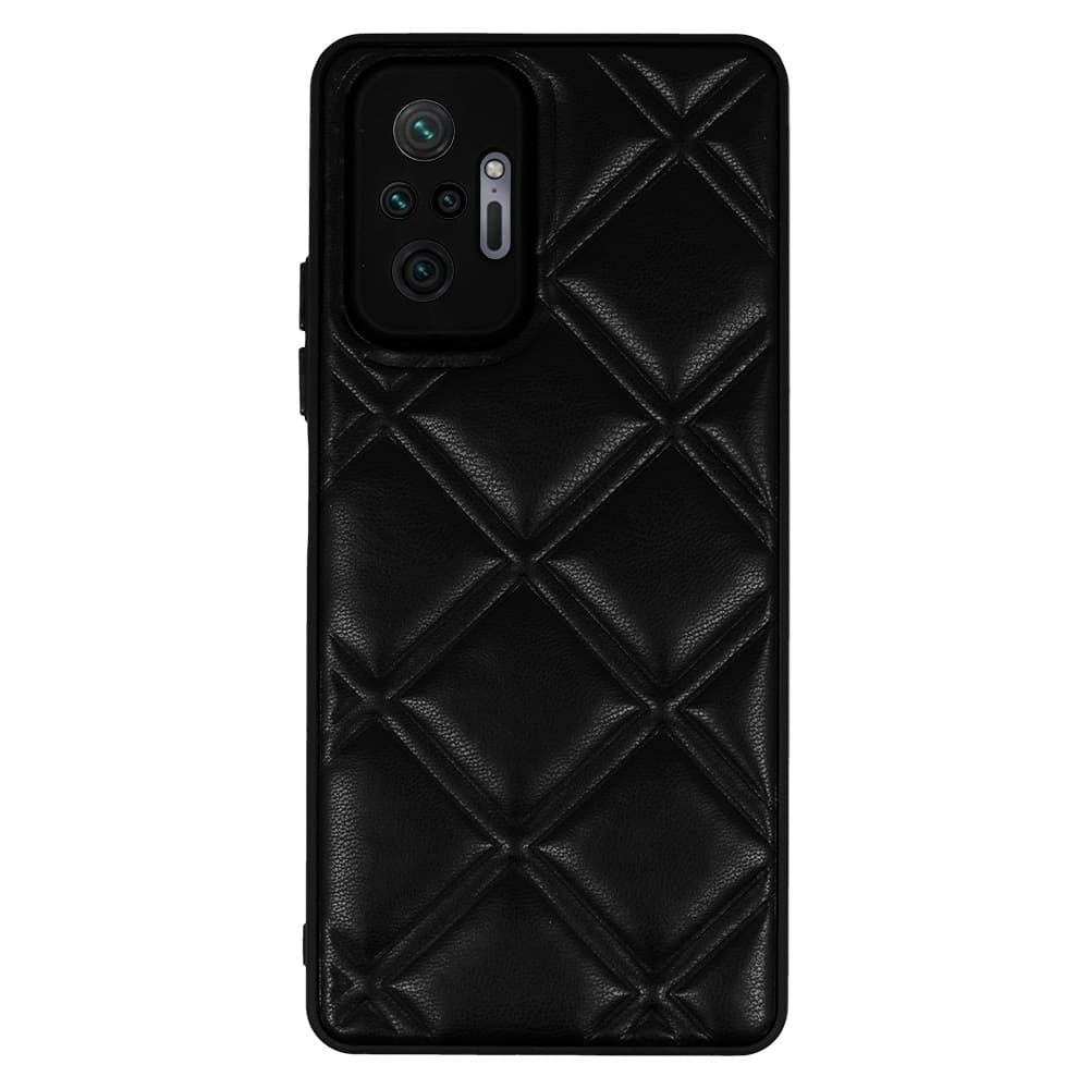 Kožené 3D pouzdro pro Xiaomi Redmi Note 10 Pro/Note 10 Pro Max design 3 černé - náhled 2