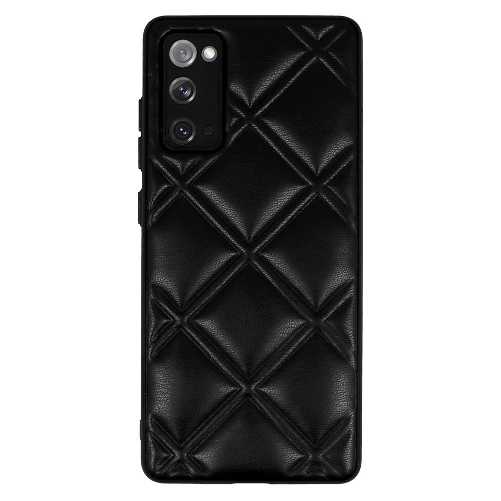 Kožené 3D pouzdro pro Samsung Galaxy S20 FE/Lite design 3 černé - náhled 2