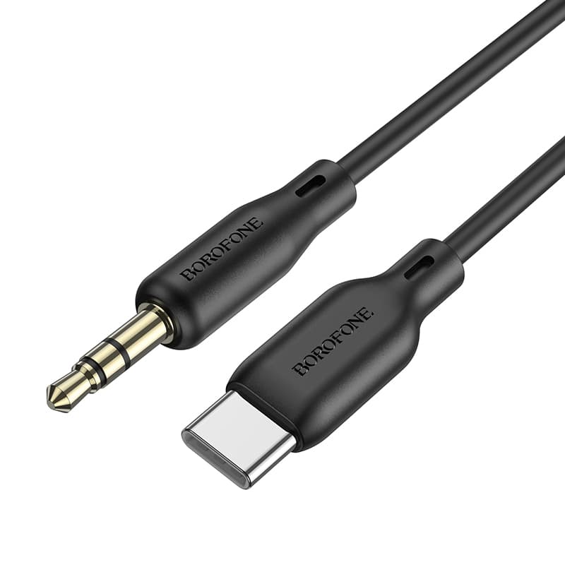 Borofone Kabel BL18 - jack 3,5 mm na typ C - 1 metr černý - náhled 2