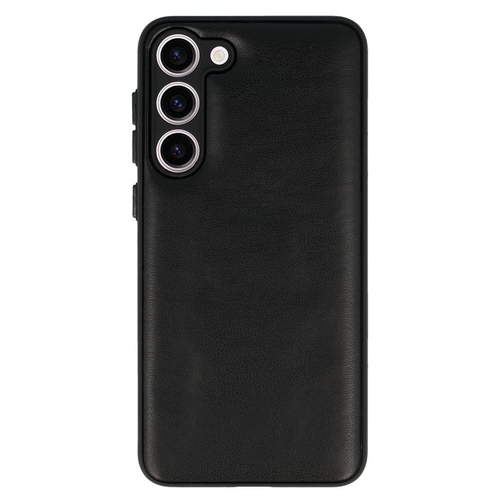 Kožené 3D pouzdro pro Samsung Galaxy S23 Plus design 1 černé - náhled 2