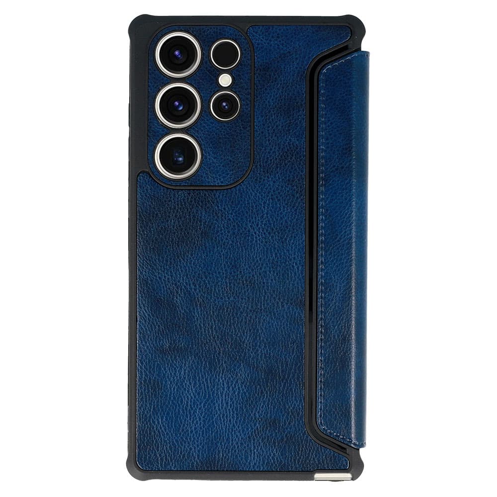 Kožené pouzdro Razor Samsung Galaxy S23 Plus modré - náhled 2