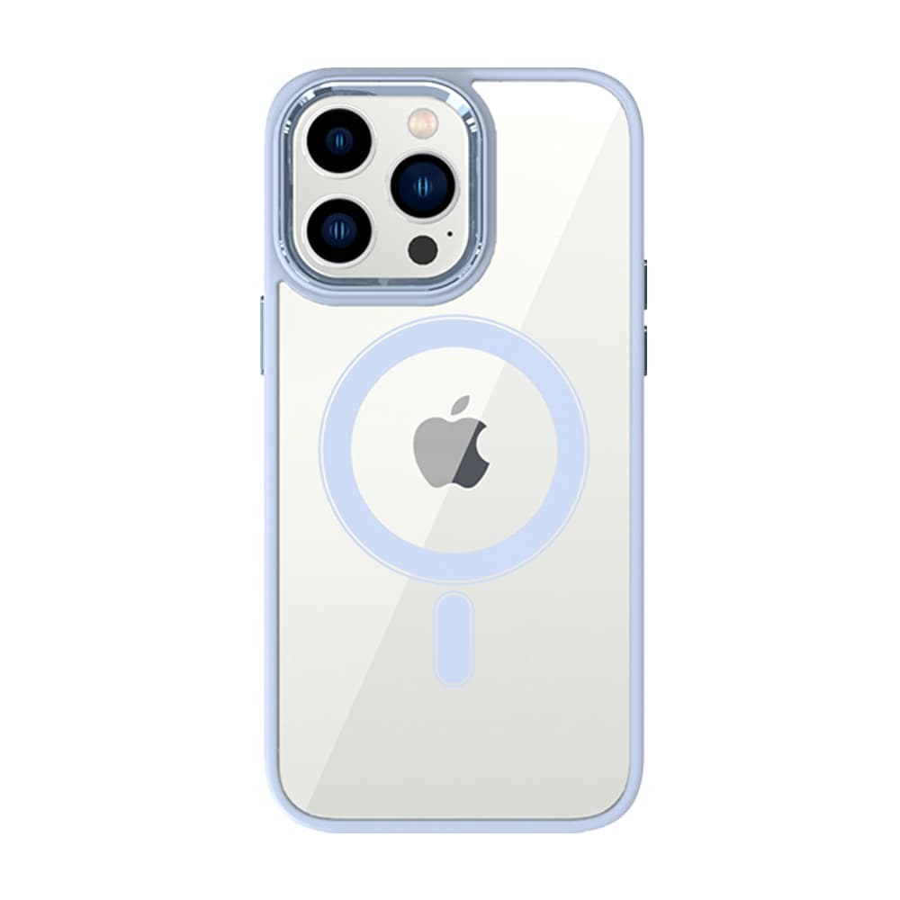 Tel Protect Magnetic Clear Case pro Iphone 13 Pro Light blue - náhled 2
