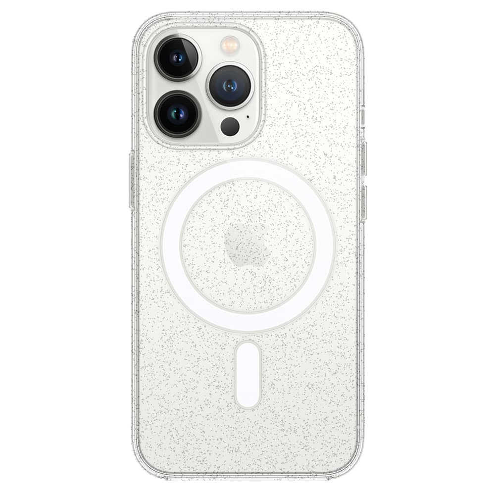 TEL PROTECT MagSilicone Clear Case pro Iphone 14 Pro Max Glitter - náhled 2