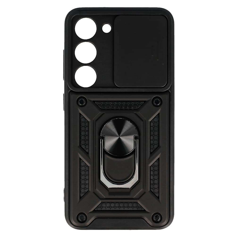 Slide Camera Armor Case pro Samsung Galaxy S23 Black - náhled 2