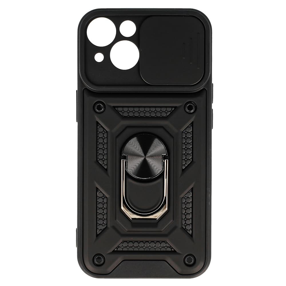 Slide Camera Armor Case pro Iphone 15 Black - náhled 2