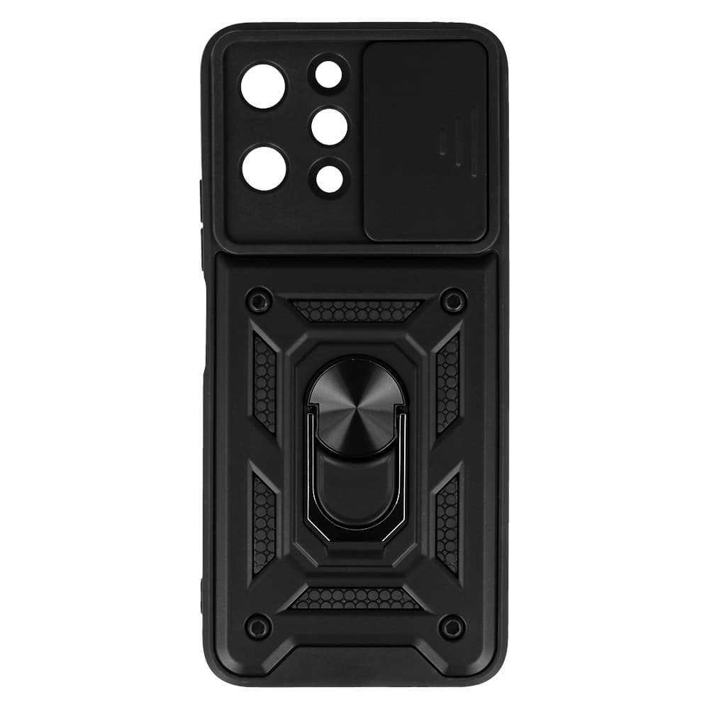 Slide Camera Armor Case pro Xiaomi Redmi 12 Black - náhled 2