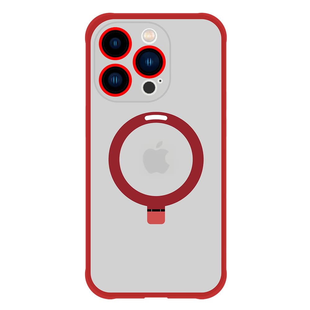 Tel Protect Magical Magsafe Stand Case pro Iphone 15 Pro Max červený - náhled 2