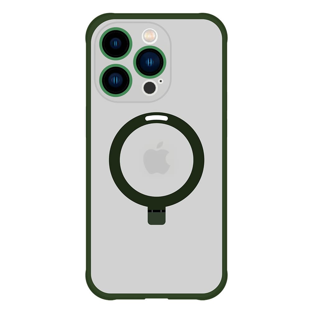 Tel Protect Magical Magsafe Stand Case pro Iphone 15 green - náhled 2
