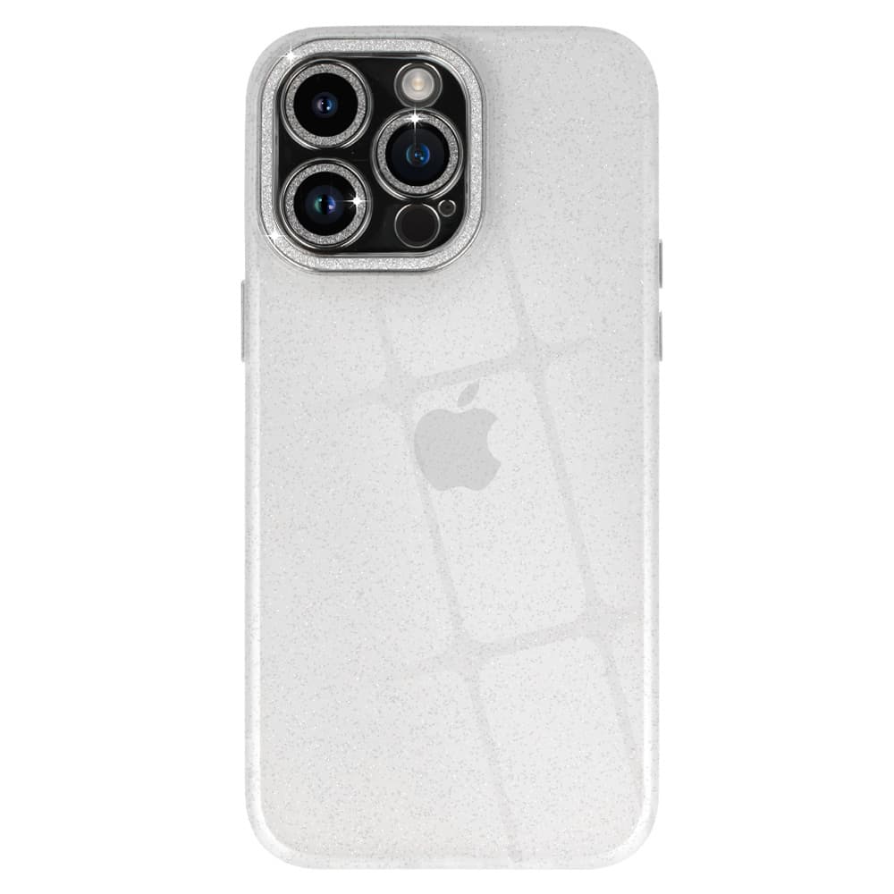 Pouzdro na mobil se třpytkami pro Iphone 14 Pro průhledné - náhled 2