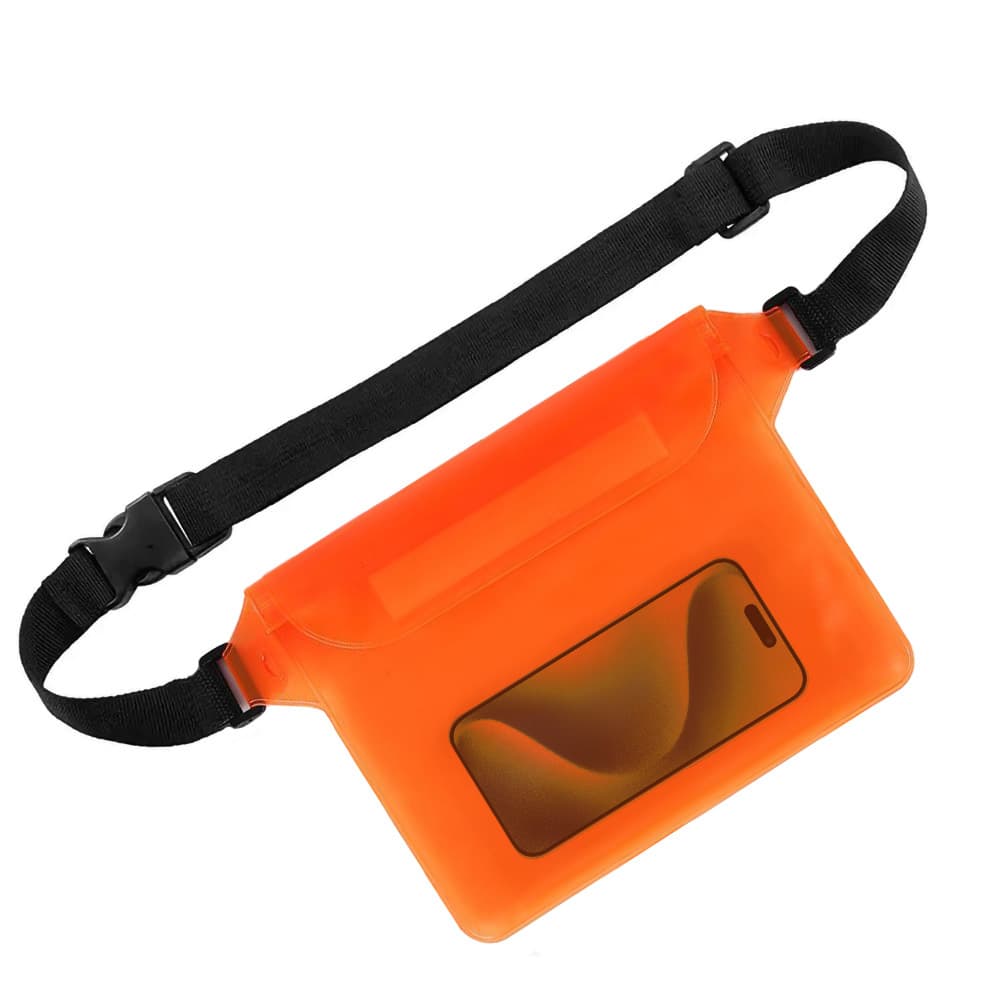 Univerzální vodotěsné pouzdro kolem pasu ETUI oranžové - náhled 2