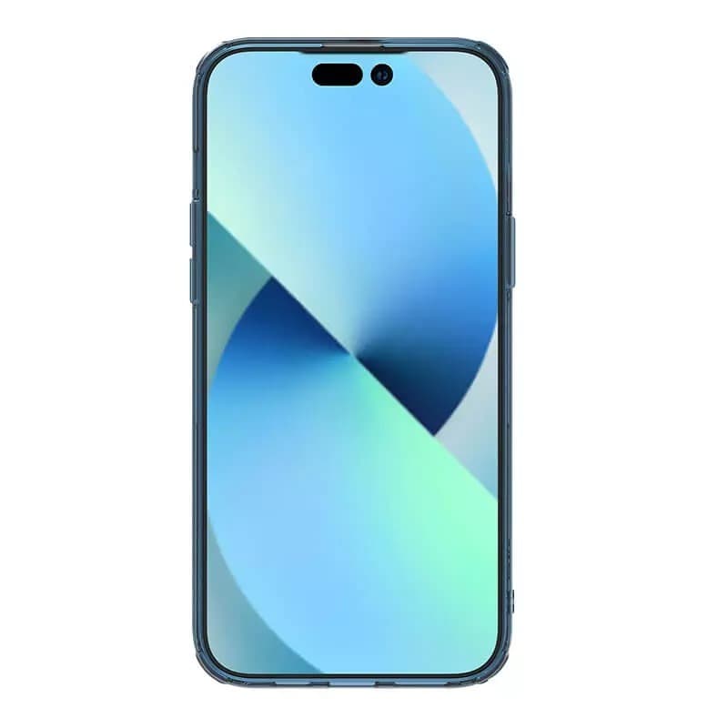 Nillkin Nature Pro Magnetic TPU Case pro Iphone 15 Plus transparentní-modrý - náhled 2