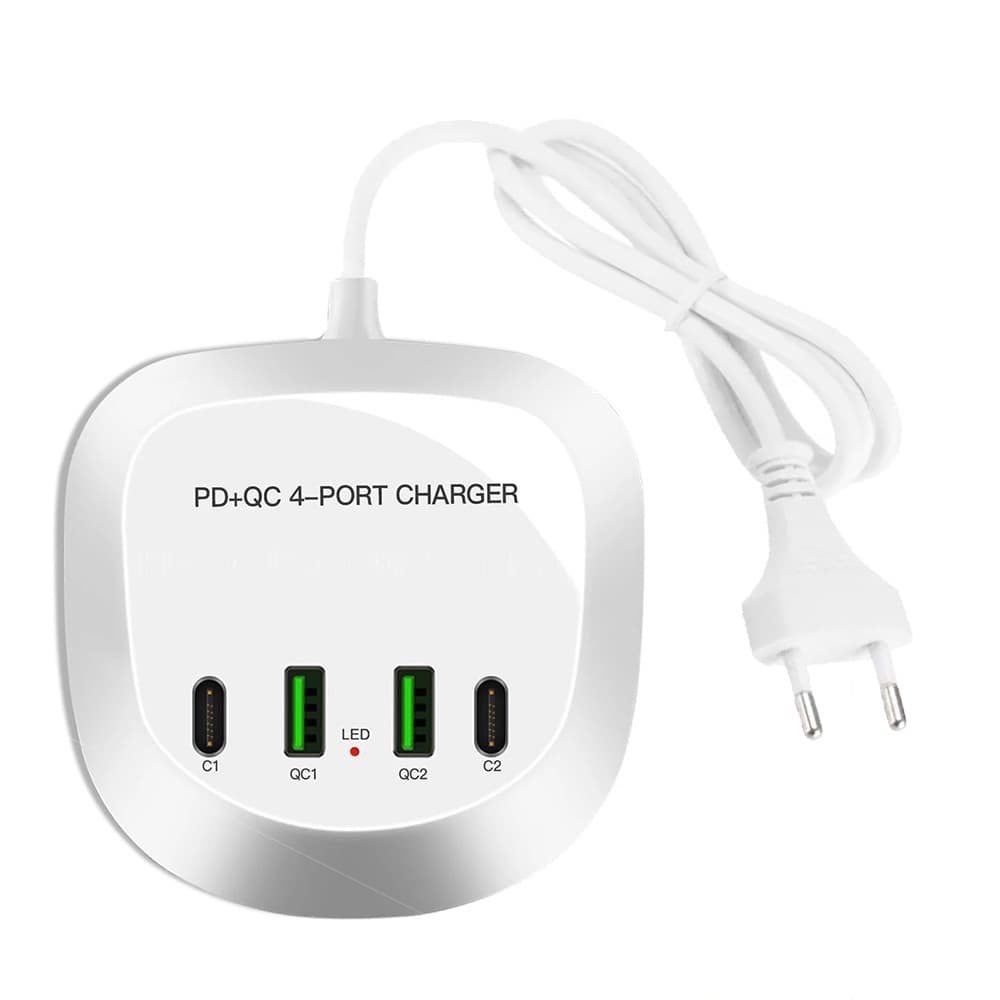 Adaptér T3P s funkcí rychlonabíjení 40W bílý - náhled 2