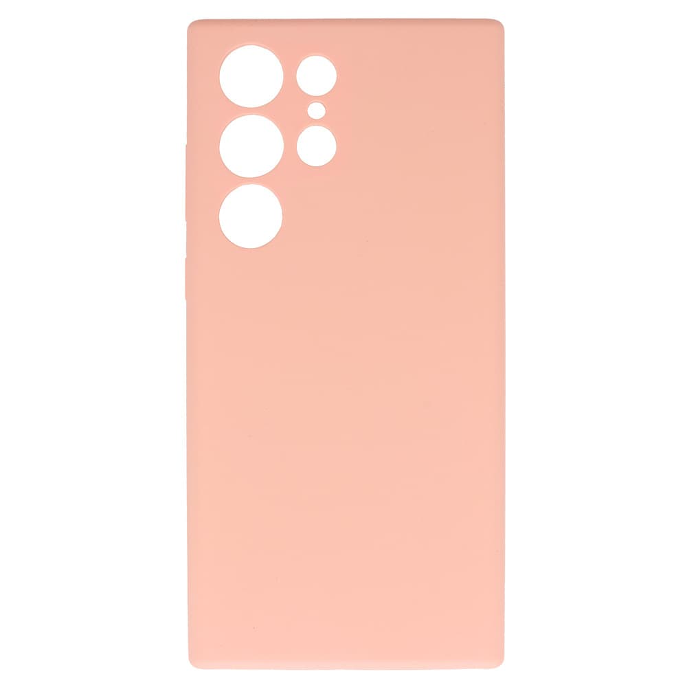 Silicone Lite Case pro Samsung Galaxy S23 Ultra peach - náhled 2