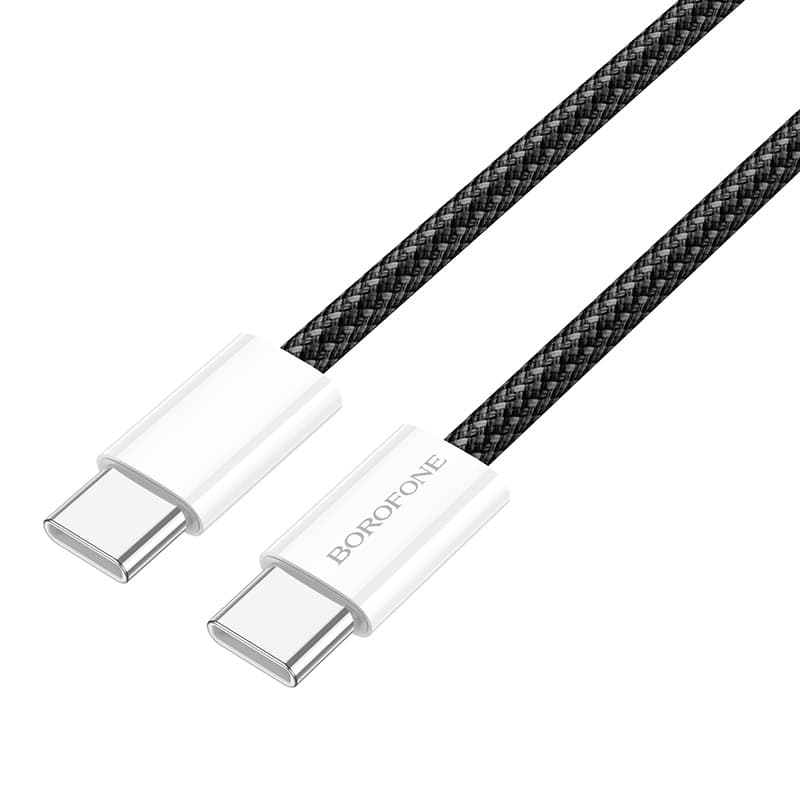 Borofone Cable BX103 Original - Typ C na Typ C - 60W 3A 1 metr černý - náhled 2