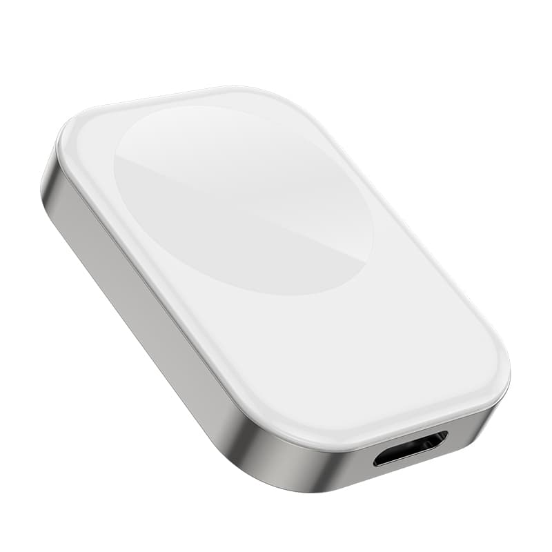 Bezdrátová nabíječka Borofone BQ25 na hodinky iWatch 2,5W stříbrná - náhled 2