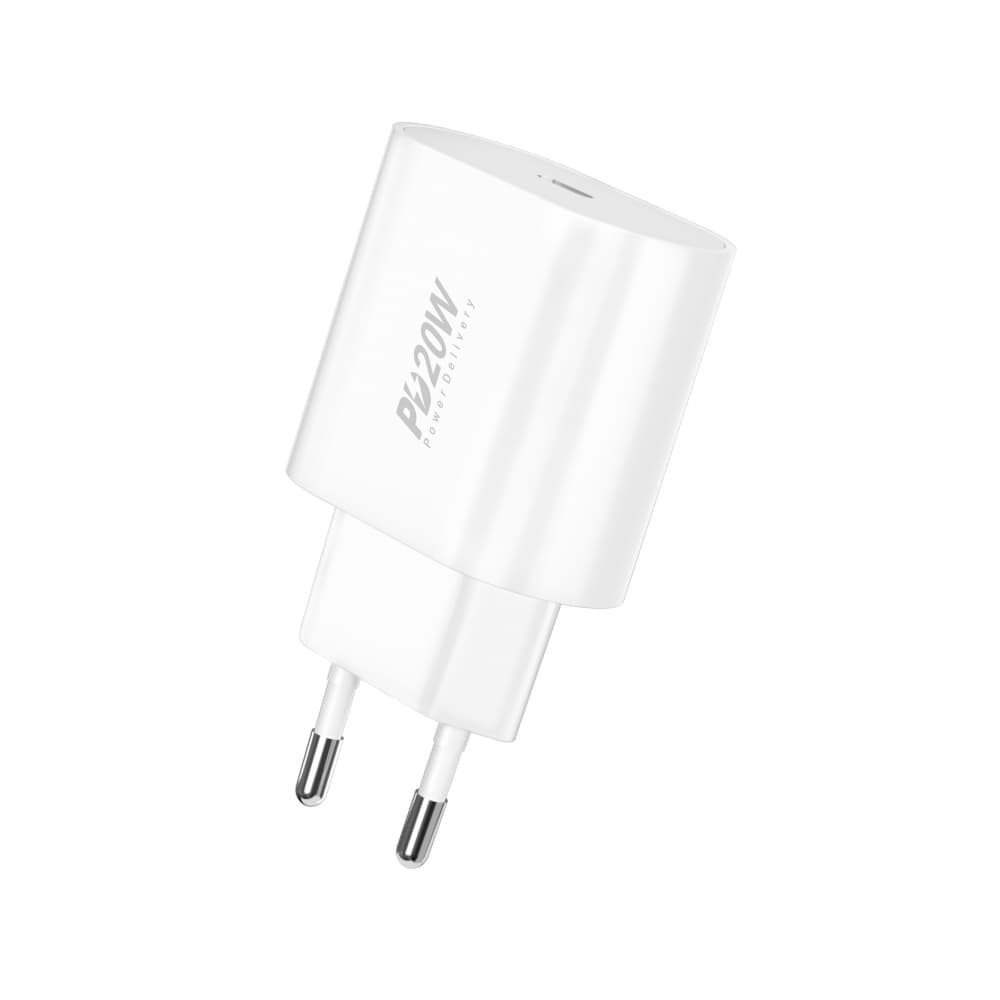 Adaptér Foneng EU39 - Typ C - 20W 3A bílý - náhled 2