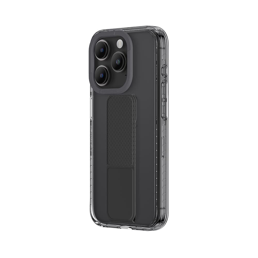 Zadní kryt Amazing Thing Titan Pro Holder Case 10FT IP156.7PTHBK pro iPhone 15 Pro Max černý se stojánkem - náhled 2