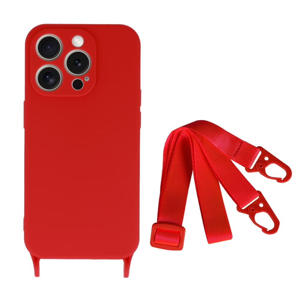 Pouzdro Strap D2 pro Iphone 14 Pro červené - náhled 2