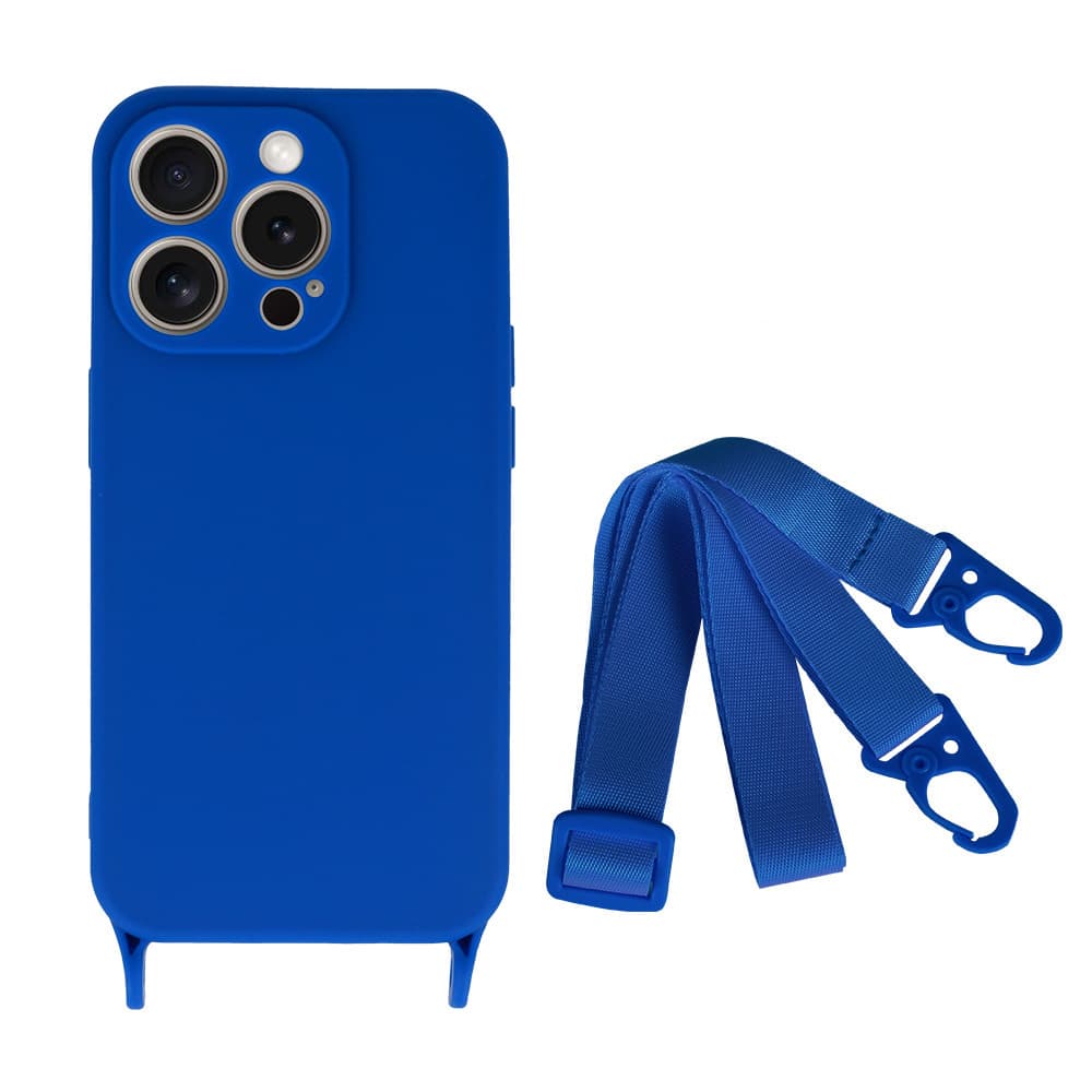 Pouzdro Strap D2 pro Iphone 14 modré - náhled 2