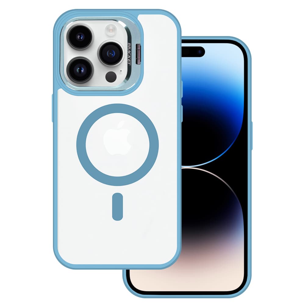 Tel Protect Kickstand Magsafe pouzdro pro Iphone 12 modré - náhled 2
