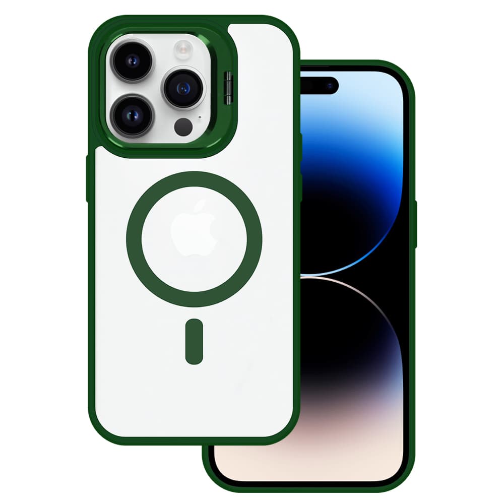Pouzdro Tel Protect Kickstand Magsafe pro Iphone 14 Pro zelené - náhled 2
