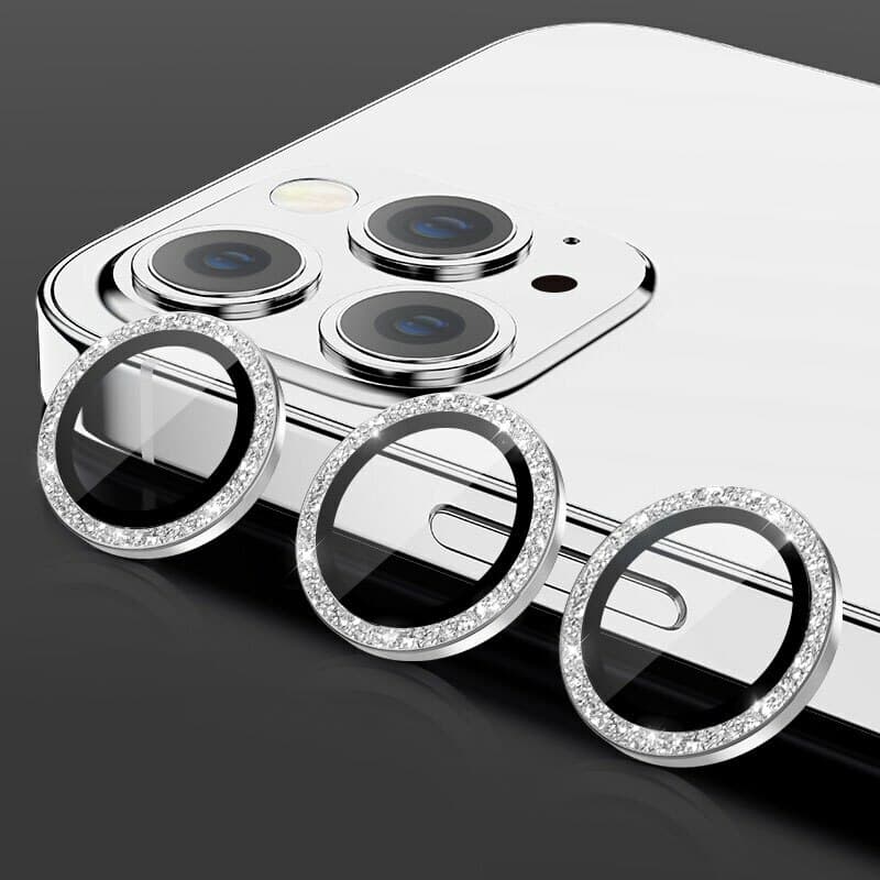 Tvrzené sklo HARD DIAMOND na fotoaparát pro iPhone 16 Pro-16 Pro Max stříbrné - náhled 2