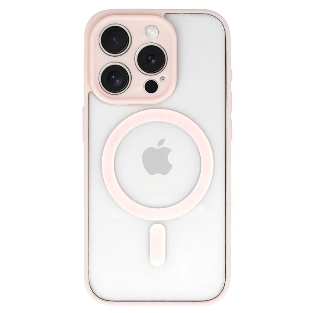 Zadní kryt Acrylic Color MagSafe pro iPhone 16 Pro světle růžový - náhled 2