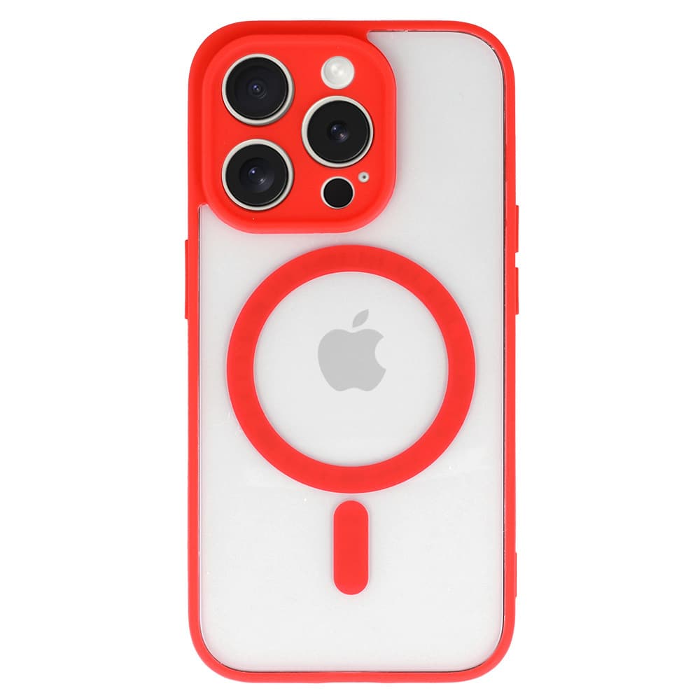 Zadní kryt Acrylic Color MagSafe pro iPhone 16 Pro Max červený - náhled 2