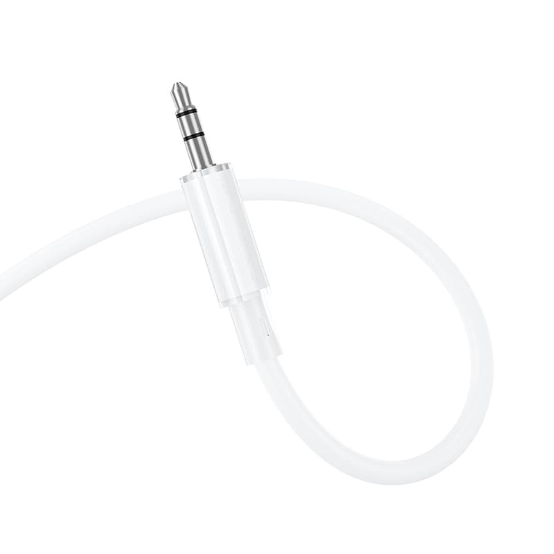 Kabel Borofone BL21 Lemon USB-C - jack 3,5 mm 1m bílý - náhled 2