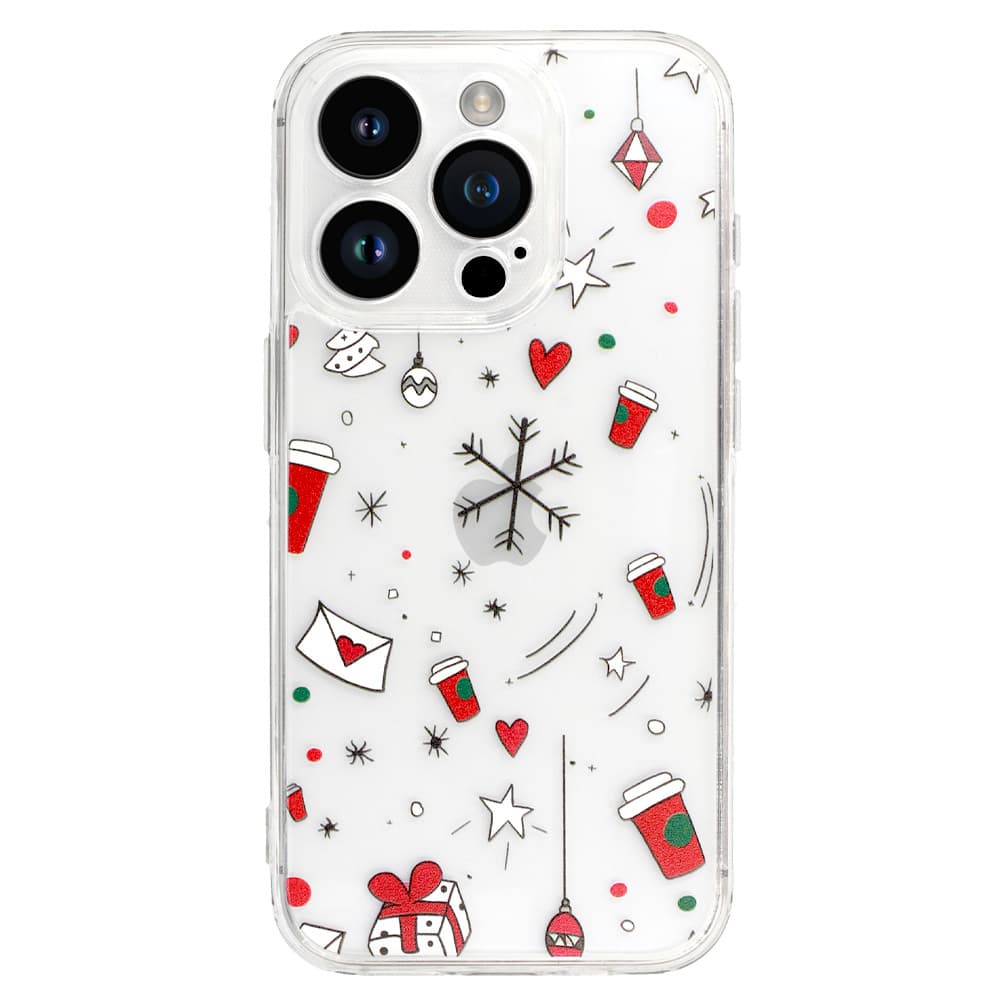 Zadní kryt TEL PROTECT Christmas Clear iPhone 15 Pro Design 3 - náhled 2