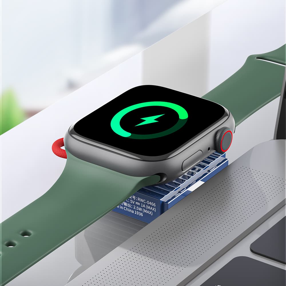 Bezdrátová nabíječka Rock W26 pro Apple Watch 2,5W bílá - náhled 2