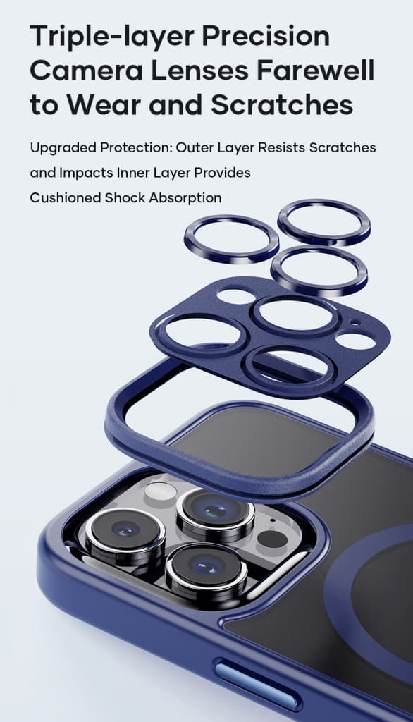 Zadní kryt Rock Guard Touch Matte Series Magnetic pro iPhone 15 Plus bílý - náhled 2