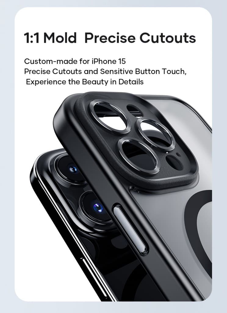 Zadní kryt Rock Guard Touch Matte Series Magnetic pro iPhone 15 Plus černý - náhled 2