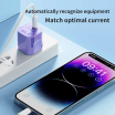 Adaptér Rock T88 Sugar Cube Series GaN s funkcí rychlonabíjení QC, PD 33W 3A bílý - náhled 2
