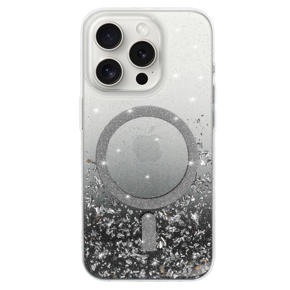 Zadní kryt Tel Protect Moonlite Magsafe pro iPhone 12 černý čirý - náhled 2