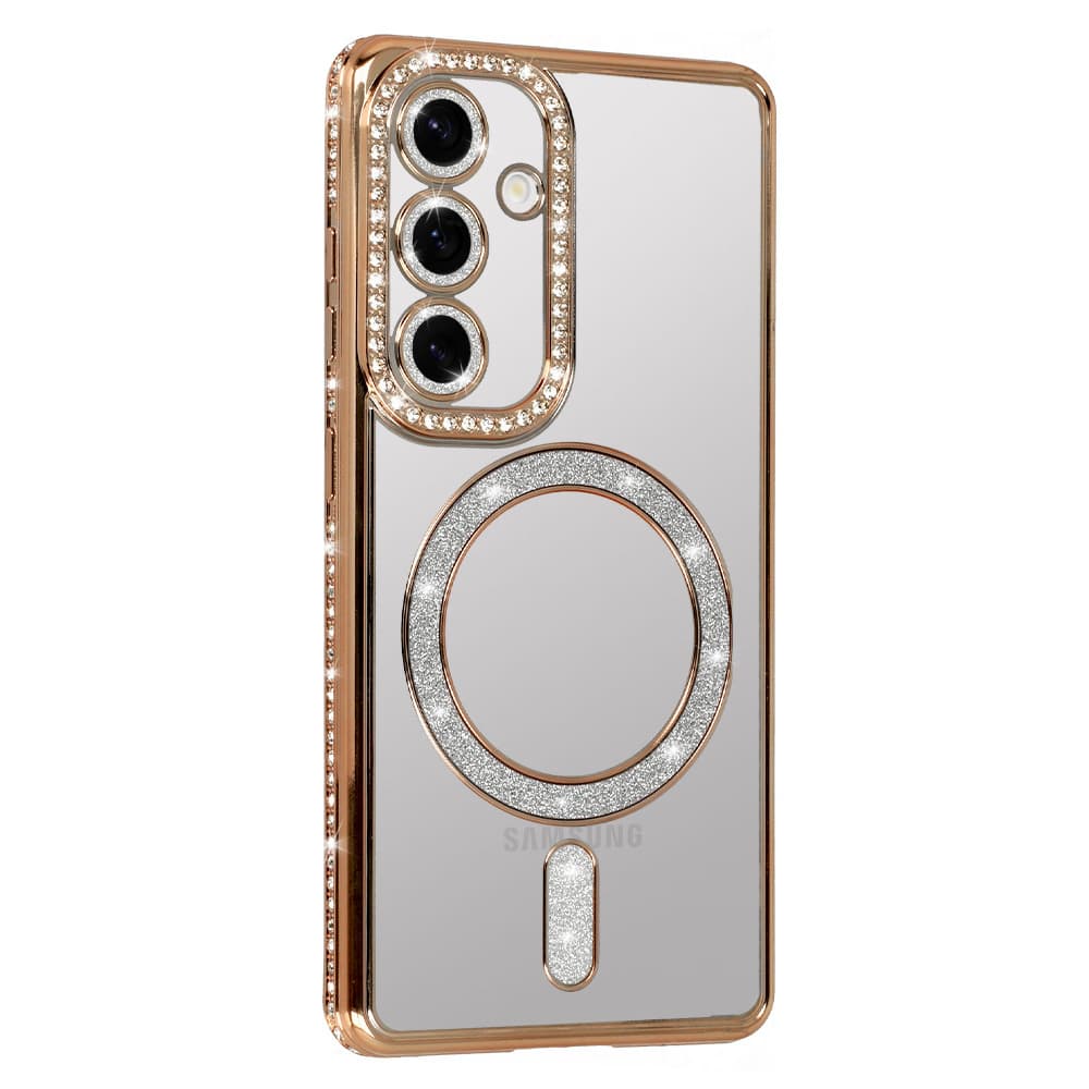 Zadní kryt Bling Magsafe pro Samsung A26 5G zlatý - náhled 2