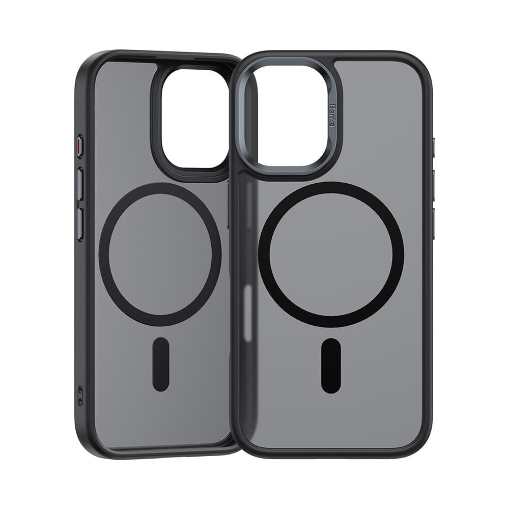 Zadní kryt Benks Magnetic Mist Metal Frame pro iPhone 16 Pro Max black - náhled 2