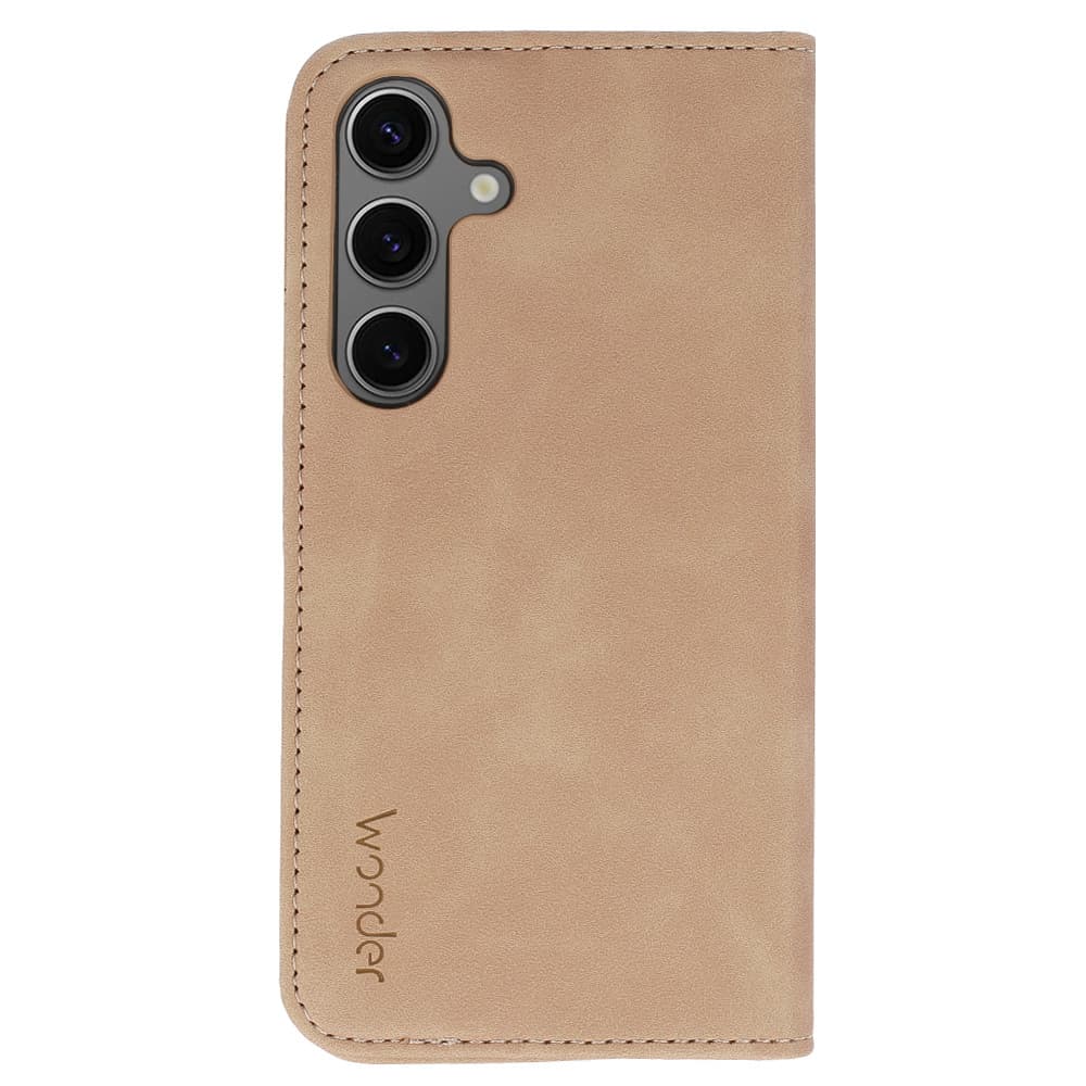 Knížkové pouzdro Wonder Smart pro Samsung Galaxy S25 Ultra cappuccino - náhled 2
