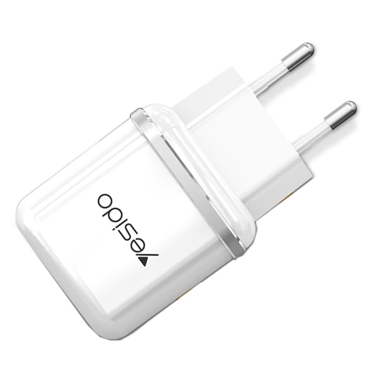 Adaptér Yesido YC26 EU 18W Dual bílý - náhled 2