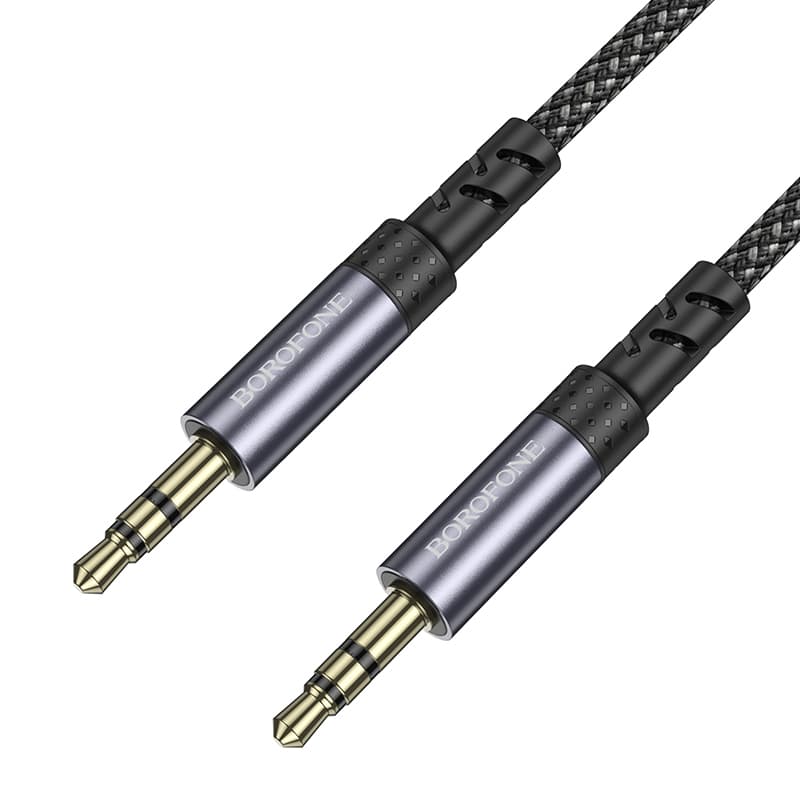 Kabel Borofone BL24 Graceful jack 3,5 mm - jack 3,5 mm 1m černý - náhled 2