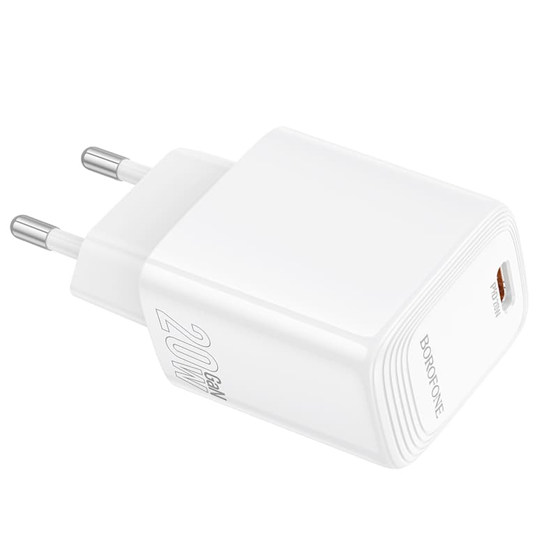 Adaptér Borofone BN26 Fuente s funkcí rychlonabíjení 20W bílý - náhled 2