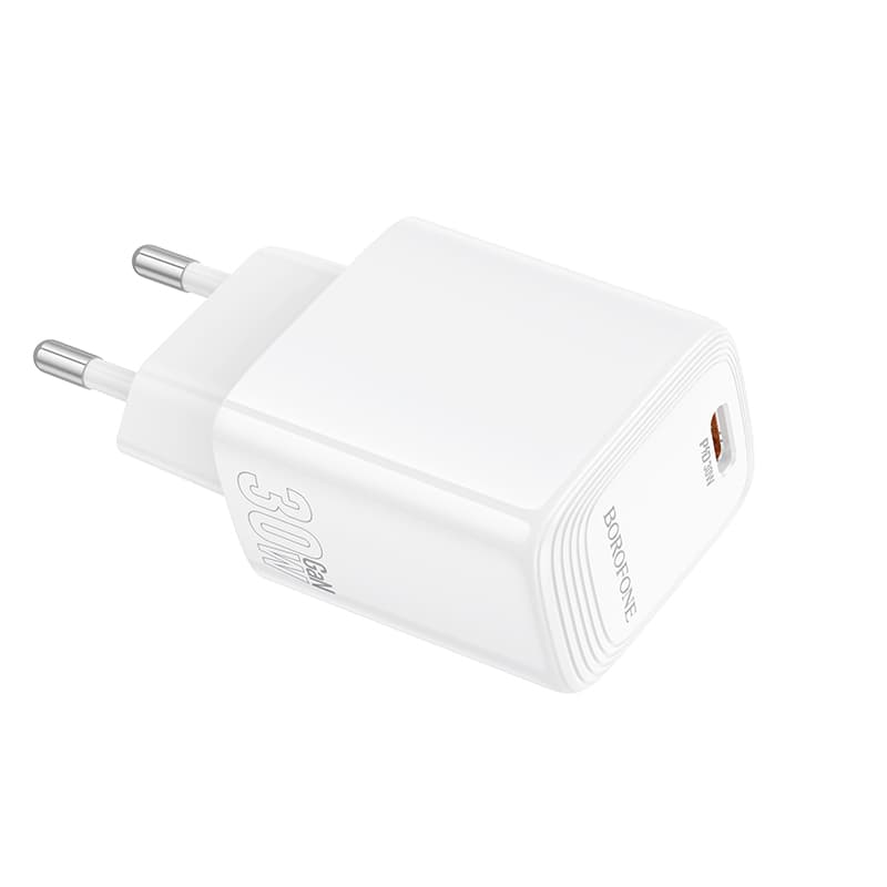 Adaptér Borofone BN28 Fuente s funkcí rychlonabíjení 30W bílý - náhled 2